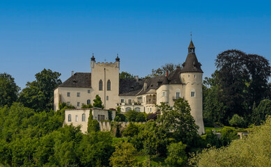 Naklejka premium Le château d'Ottensheim, Haute-Autriche
