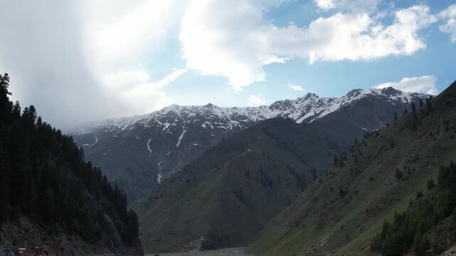 view of the mountains