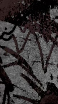 Vintage-style textured film grunge burns, grain, textures and fungus. High quality 4k footage