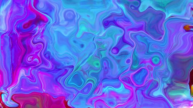 Flowing paint layers form a visually engaging texture with depth and motion, adaptable for creative design and media use.