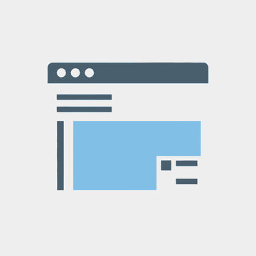 Simple Web Page Interface Design.