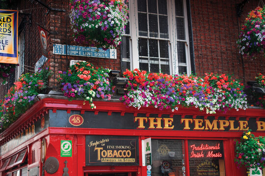 Temple Bar Facade in Dublin