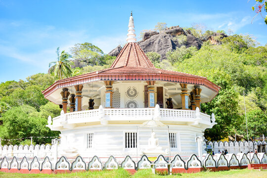 Dimbulagala Raja Maha Viharaya (Dimbulagala Aranya Senasanaya, Dimbulagala Forest Monastery), Dimbulagala, Polonnaruwa, Sri Lanka.