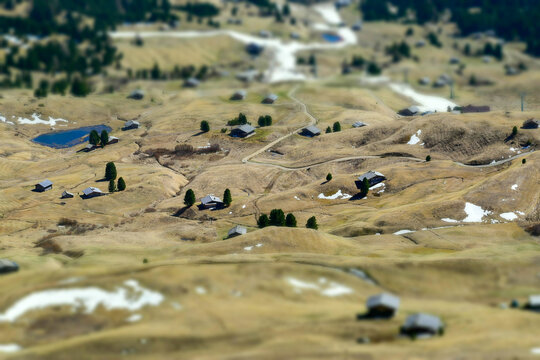 miniature city, miniature, bird&rsquo;s eye view, miniature effect