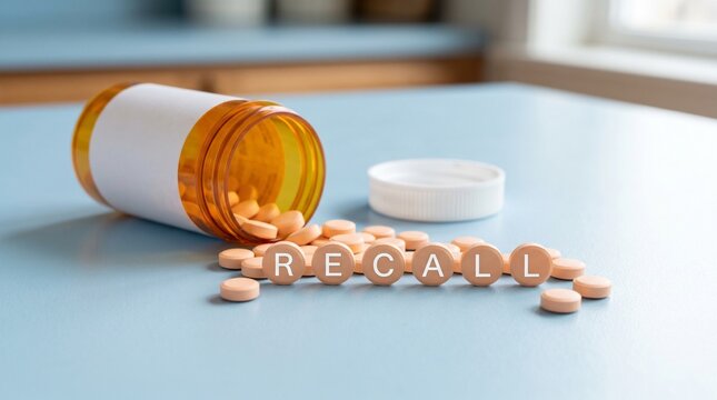 Pills and bottle for recall