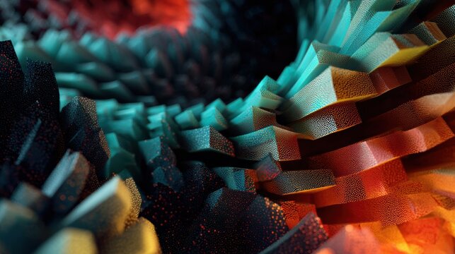 Abstract background. Geometric art design. Modern. Futuristic technology concept. Suit for poster, cover, banner, brochure, website ,abstract with vibrant colors and textures, Gen by AI