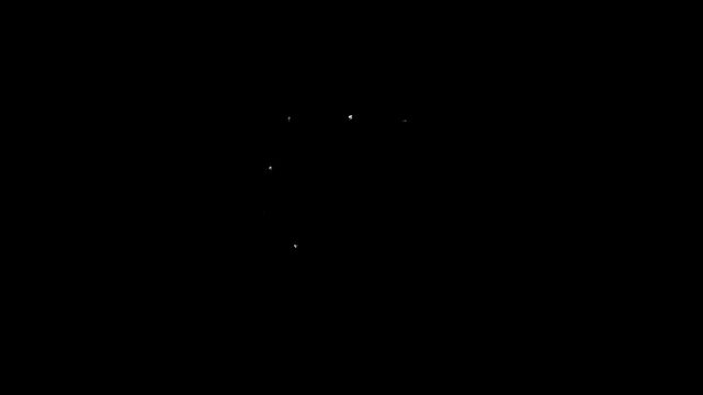 White hand-drawn sunburst animation, sketchy radial rays, comic style emphasis graphic, minimalist doodle starburst, isolated motion graphic, 4k, artistic flourish element.
