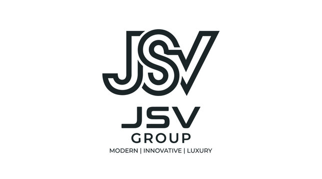 JSV Group modern luxury brand logo.