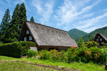 世界遺産　白川郷合掌造り集落　初夏 © Hiro074