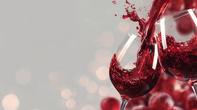 People celebrate National Wine Day with red wine glasses outdoors