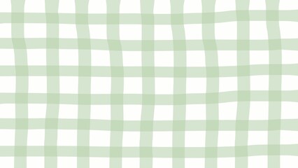 Aesthetic sage green gingham plaid checkered pattern background © MuhammadHafiidh