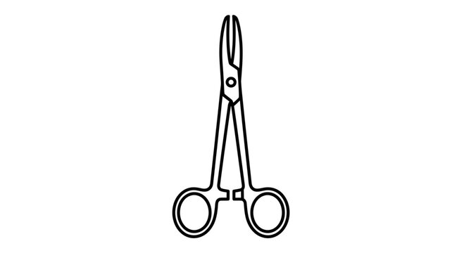 Surgical Forceps: Medical Tool, Surgical Instrument, Surgical Clamp, Medical Equipment