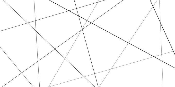 Random geometric line pattern on a transparent background. Random line low poly pattern. abstract seamless line vector. Random chaotic lines abstract geometric patterns of modern design.