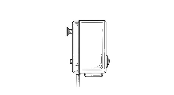 Wall mounted electrical panel with wiring connections.