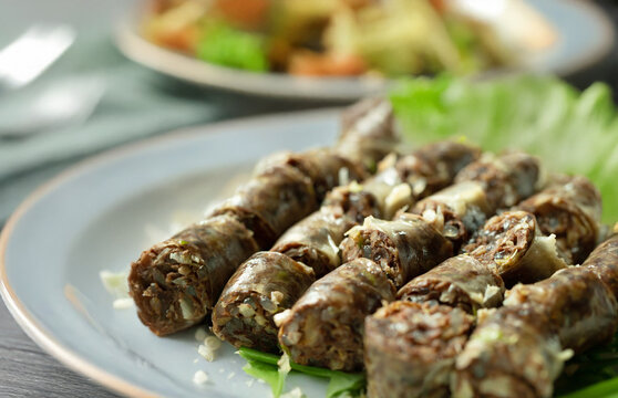 sundae, meat in pig intestines,Korean traditional food