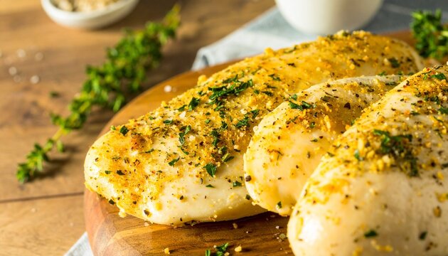 Buttery crust with herb flecks (rosemary, thyme, parsley) and cracked black pepper, tiny streaks of pan jus shining in the crevices
