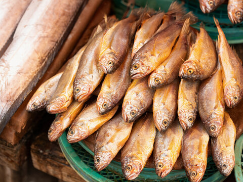 Seafood at the fish market
