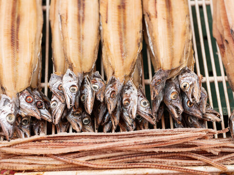 Seafood at the fish market