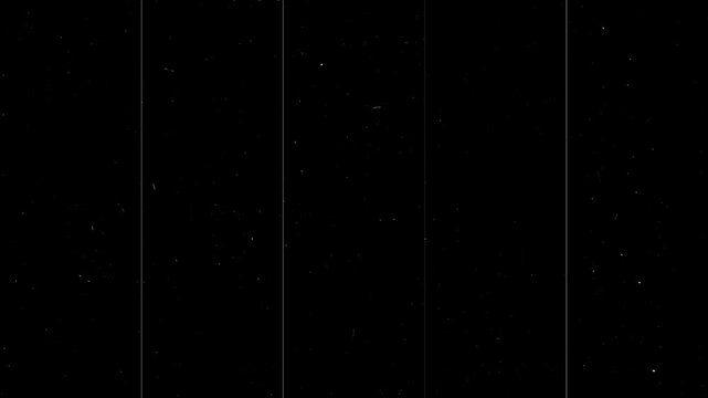 The Flim Rolling black Screen with dust and scratches.The Cinematic Dirty Flim Effect. Black Cinematic Flim Effect.Film Effect with Sound 4k stock black Screen, Movie, Camera Film.