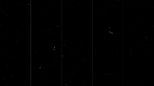 The Flim Rolling black Screen with dust and scratches.The Cinematic Dirty Flim Effect. Black Cinematic Flim Effect.Film Effect with Sound 4k stock black Screen, Movie, Camera Film.