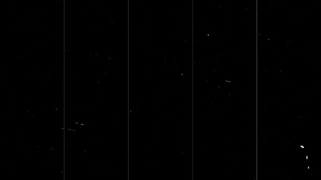 The Flim Rolling black Screen with dust and scratches.The Cinematic Dirty Flim Effect. Black Cinematic Flim Effect.Film Effect with Sound 4k stock black Screen, Movie, Camera Film.