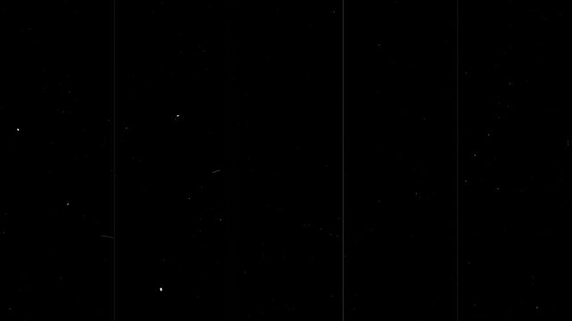 The Flim Rolling black Screen with dust and scratches.The Cinematic Dirty Flim Effect. Black Cinematic Flim Effect.Film Effect with Sound 4k stock black Screen, Movie, Camera Film.