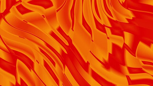 Abstract Background Glowing Orange Crystal Shard Blocks Energetic Mosaic Template Graphic Backdrop Layout