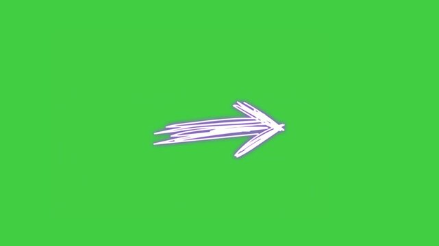 Animated neon arrow doodle with glowing effect, ideal for highlighting objects, directions, presentations, tutorials, reels, and motion design projects.
