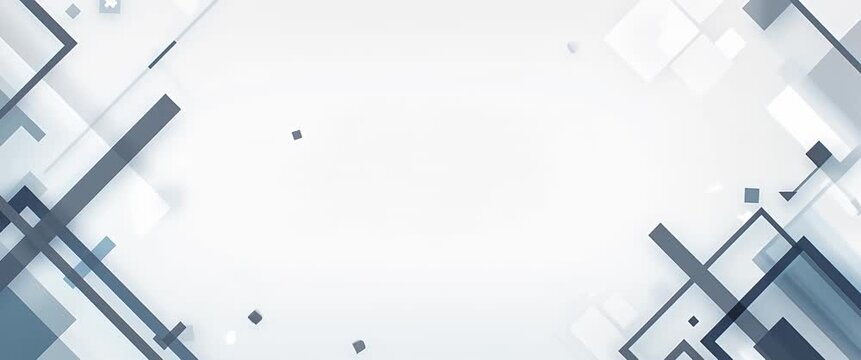 Modern geometric abstract design with overlapping angular shapes and light blue tones