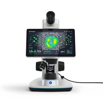 High-tech Microscope with Digital Display for Scientific Research and Laboratory Use