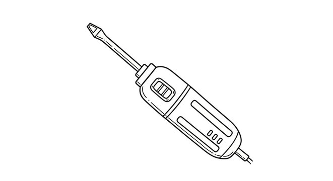 Digital thermometer with temperature display and probe.