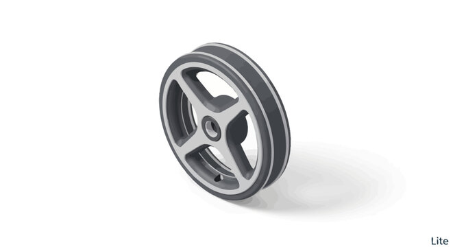 Aluminum alloy car wheel rim.