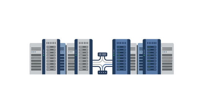 Computer server hardware components.