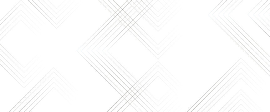 White background with overlapping geometric lines forming diamond shapes and zigzags pattern