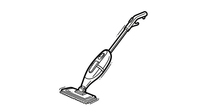 Handheld vacuum cleaner with floor brush attachment.