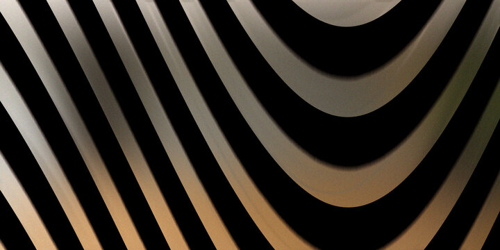 Abstract curves and shadows in a repetitive structural pattern