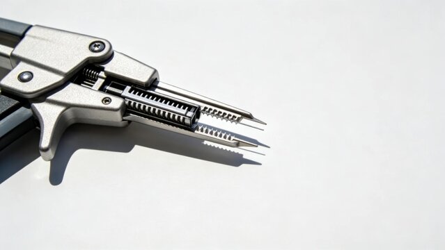 Surgical stapler and clip applier with cartridge loading mec