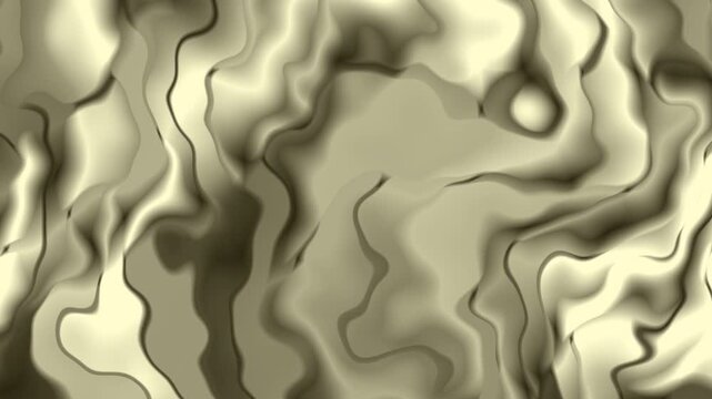 Background Video Pale Olive Khaki Topographic Line Curve Wave Pattern Luxury Presentation Backdrop