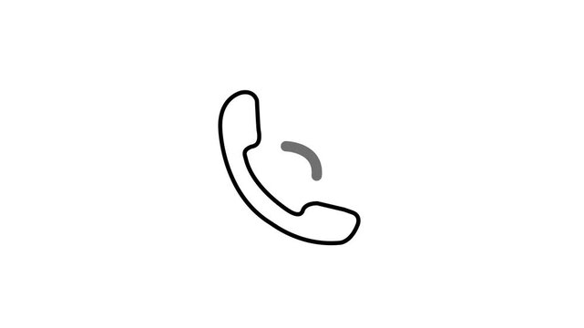Chat Messaging App Icon Animation, Mobile Communication Symbol