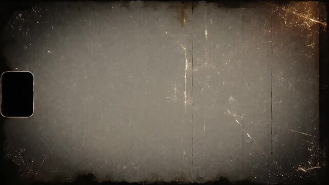 A vintage-style background featuring a dark rectangular cutout and a distressed, aged texture with subtle scratches and imperfections.
