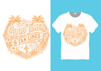 Retro summer nature typography fruit of paradise design © Asma