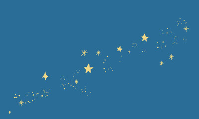 Fototapeta premium 七夕デザイン用 竹・笹・短冊・星のベクター素材セットJapanese Tanabata Festival Bamboo Decoration Vector Illustration Set