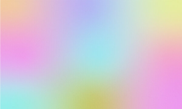 Vibrant pastel color gradient background with soft blended hues abstract colorful texture rainbow.   Resizable and editable.