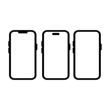 スマホアイコン　３機種セット　画面透過