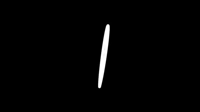 Minimalist white oval shape on a stark black background, abstract and modern design element