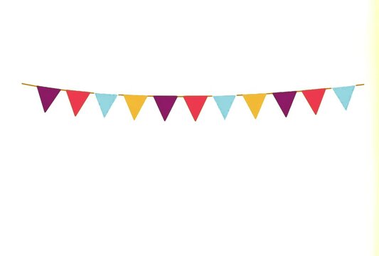 colorful ribbon banner