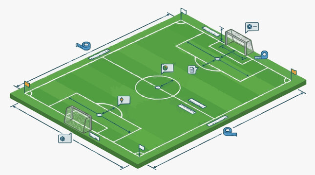 Football Pitch Layout Diagram.