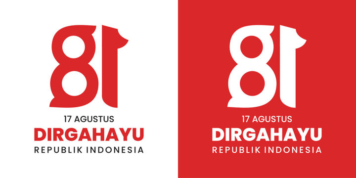 Indonesian 81st Independence Day logo