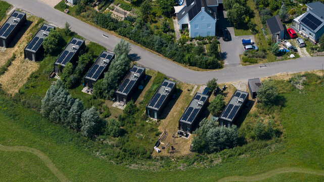 Tiny Houses in Almere, self sustainble housing.