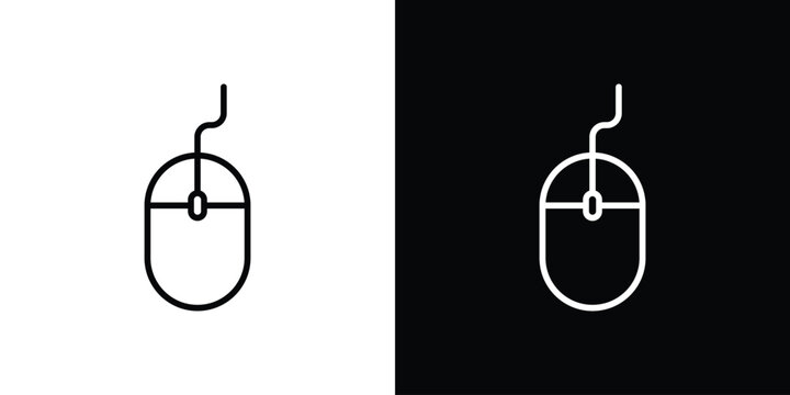 Mouse icon design collection logo vector illustration